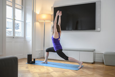 Yoga mat & fitness equipment