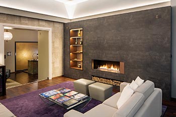 Swiss Luxury Apartments Fire Place